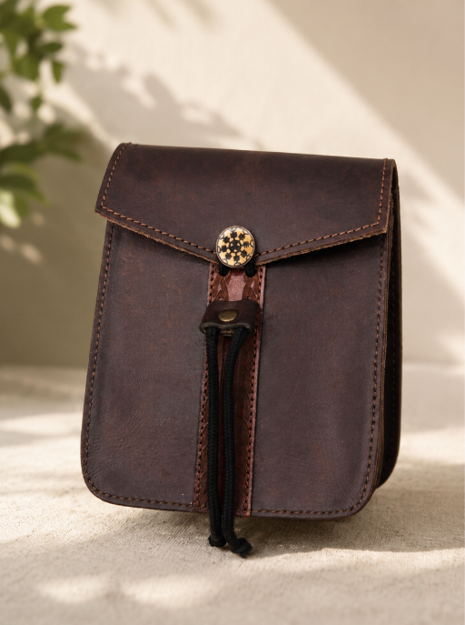 Classic Suede Leather Belt Pouch
